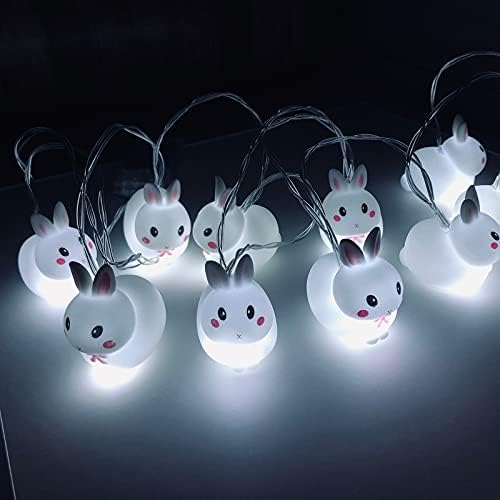 Puha Led Karácsonyi Fények USB Nyuszi Fények Dekoratív Húsvéti Töltés String 10Feet LED 20 Fények lakberendezés Otthon Díszítéssel