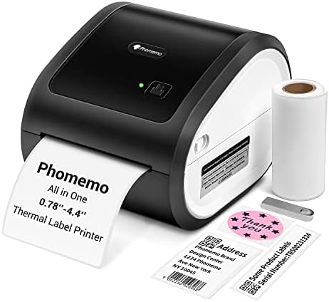 Phomemo feliratozógép-Thermal címkenyomtató, D520 Asztali Címke Döntéshozók Nyomtató Mac Chrome Windows, Linux, Kompatibilis a USPS, a FedEx,