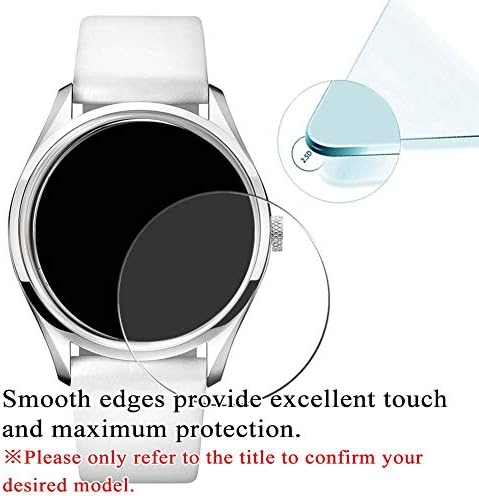 Synvy [3 Csomag] Edzett Üveg kijelző Védő fólia, Kompatibilis OMEGA 431.30.41.21.01.001 9H Film Smartwatch Intelligens Karóra Védelmezők