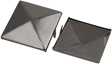 X-mosás ragályos 20db 35 mm-es Négyzet Alakú Papír Brad Ezüst Szürke a Scrapbooking DIY Kézműves(20db 35 mm-es di carta egy forma quadrato