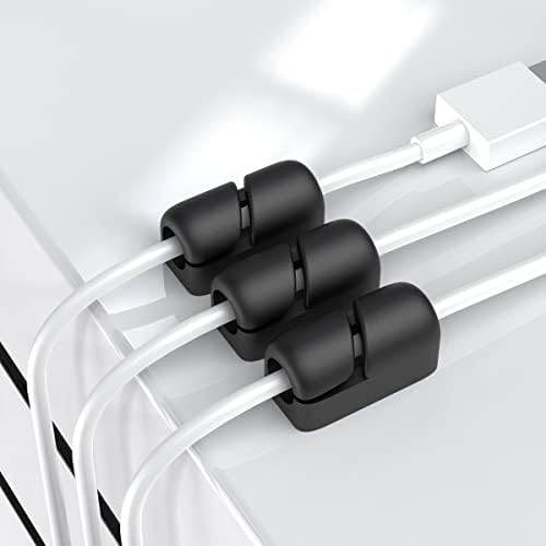 Kábel, Klip Kábel Szervező Desk - Kábel Menedzsment Klipek Ragasztó Kábel Szervező Klipek Asztali USB Töltő Kábel elektromos Vezetéket
