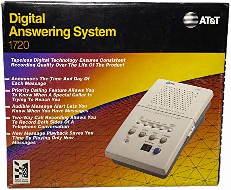 Az AT&T 1720 Egyetlen-Line Digitális Üzenetrögzítő