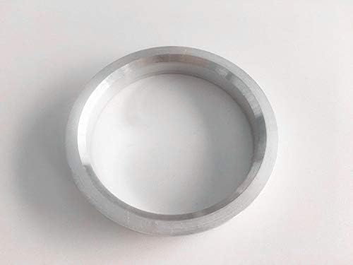4pc Ezüst Alumínium Hubrings 70.4 mm (Kerék), hogy 66.1 mm (Hub) | Hubcentric Középső Gyűrű 66.1 mm 70.4 MM, sok Nissan & Infiniti