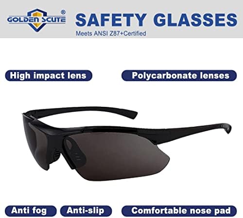 Arany Scute Színezett Biztonsági Szemüveg, Anti-Köd Biztonsági Védőszemüveget, UV Védelem Biztonsági Napszemüveg, Nemesis Satety