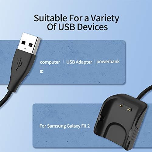 Valami forradalmi Töltő Kábel Kompatibilis a Samsung Galaxy Fit 2 (SM-R220),Csere USB Töltő Adapter Felelős Kábel Töltő Dokkoló