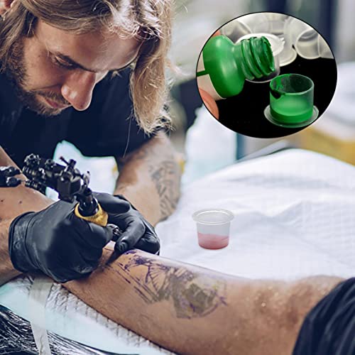 Tetoválás lnk Caps Vegyes Méretben Kicsi, Közepes, Nagy, Pigment Tinta Szemöldök Microblading Eszközök Tetováló Festék