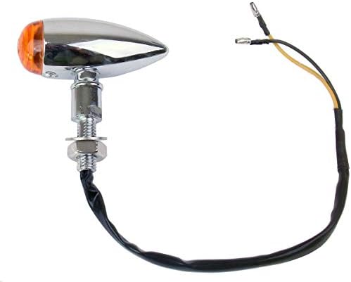 MotorToGo Chrome Golyó Motoros LED lámpa Mutatók Szemellenző Amber Objektív Kompatibilis a 2011-es Harley-Davidson Sportster1200