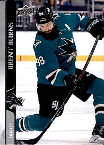 2020-21 Felső szint 396 Brent Burns San Jose Sharks NHL Jégkorong Sorozat 2 Bázis Kereskedelmi Kártya