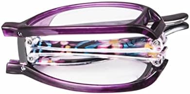 MEDOLONG Összehajtható Olvasó Szemüveg Női Szemüveg Kerettel Anti Blue Ray Nagyítás +2.00 Olvasás EyeglassesR06R