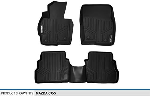 SMARTLINER Egyéni Alkalmas Szőnyegek 2 Sor Bélés Szett Fekete 2013- Mazda CX-5 - Összes Modell