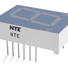 NTE Elektronika NTE3080 0.8 LED Kijelző, hétszegmenses, Közös Anód, a Jobb Kéz Tizedes Pont, Piros