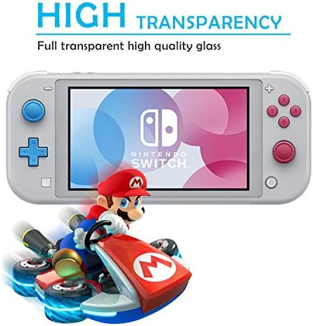 iAmer Edzett Üveg kijelző Védő fólia a Nintendo Kapcsoló Lite 2019，Átlátszó HD Világos Anti-Semmiből Anti-Ujjlenyomat Buborék-Ingyenes Fit