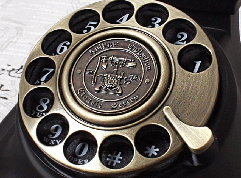 JGQGB Forgó Tárcsa/Mechanikus Csengőhangok/Európai Vintage Antik Fém Telefonok