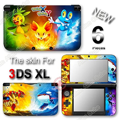 Pokemon X Y XY Népszerű Új VINIL-BŐR MATRICA, MATRICA TAKARJA 2 az Eredeti Nintendo 3DS XL