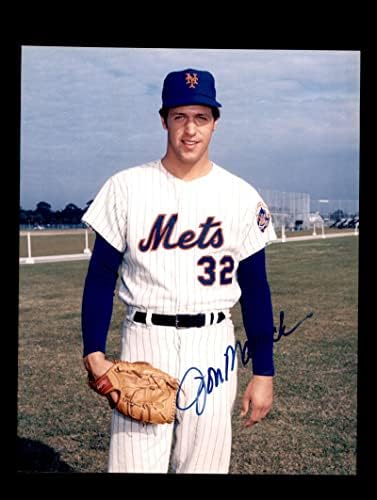 Jon Matlack Aláírt 8x10 Fotó Autogramot New York Mets