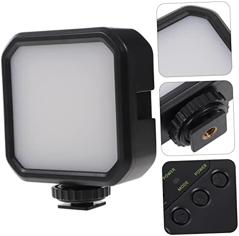 SOLUSTRE Fény Újratölthető Kompatibilis a gopro Szabályozható RGB Fotózás LED Kamera Felvétel Puha Panel Világítás Fényerő Hordozható Hordozható