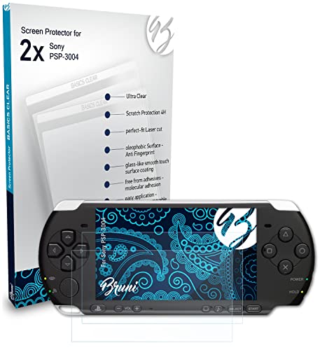 Bruni képernyővédő fólia kompatibilis Sony PSP-3004 Védő Fólia, crystal clear Védő Fólia (2X)