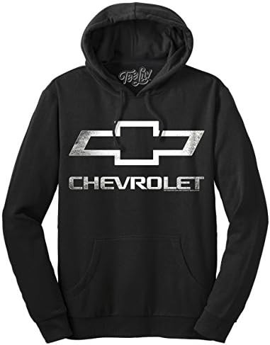 Tee Luv Chevrolet Logo Hoodie - Hivatalosan Engedélyezett Chevy Kapucnis Pulóver