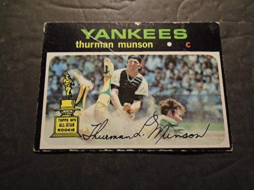 Thurman Munson Baseball Kártya Topps 19715