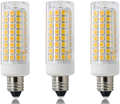 E11 LED Izzók Szabályozható 9W(Egyenértékű 100w Halogén Izzók Cseréje)110V Meleg Fehér 3000K LED Izzók,JD T4 E11 Mini Gyertyatartó