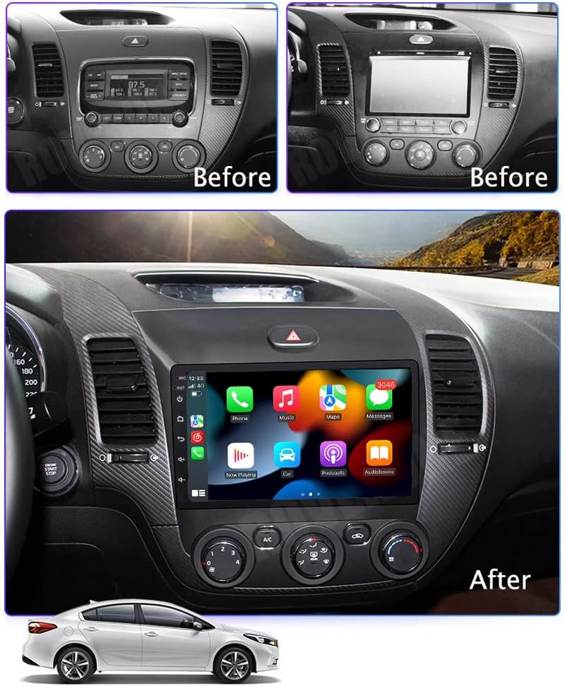 RoverOne Autó Sztereó Rádió Kia K3 Cerato Forte 2013 2014 2015 Android Multimédia Lejátszó GPS Navigációs érintőképernyő Bluetooth WiFi USB