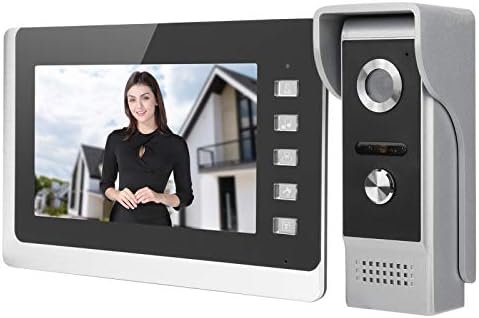 7in TFT LCD-Vezetékes Video Csengő Út 2 Éjszaka Vízálló Home Security Systerm 100-240V(Szép szabályok)