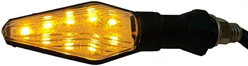 MotorToGo Fekete Szekvenciális Lámpa irányjelző Lámpák LED-es irányjelző Index Mutatók Kompatibilis a 2015-ös Yamaha FZ1