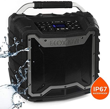 ECOXGEAR EcoTrek GDI-EXTRK210 Masszív, Vízálló Úszó Hordozható, Vezeték nélküli Bluetooth-100 Watt Sztereó Okos Hangszóró, P (Felújított)