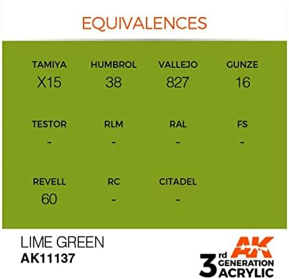 AK Interaktív 3rd Gen Akril Lime Zöld 17ml