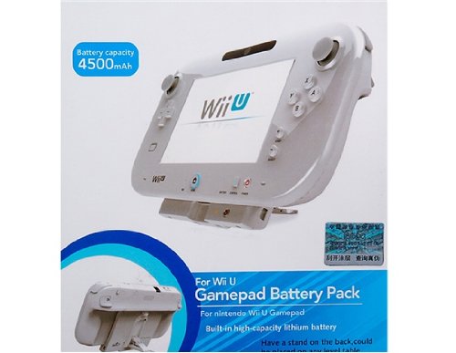 PG-WU010 4500 mAh Akkumulátor Állni a Wii U Gamepad (Fekete)