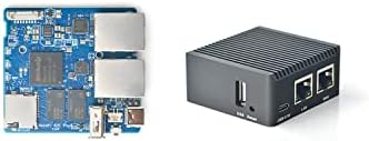NanoPi R2C Plusz Nyílt Forráskódú Mini WiFi Router Dual-Gbps Ethernet Portok 1GB DDR4 RAM Alapú RK3328 Soc számára KOSZONOM