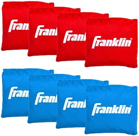 Franklin Sport Csere Seggbekúrás Bean Táskák - Piros + Kék babzsák Dobás Táskák - magában Foglalja a (8) Bab Táskák - (4) Piros + (4)