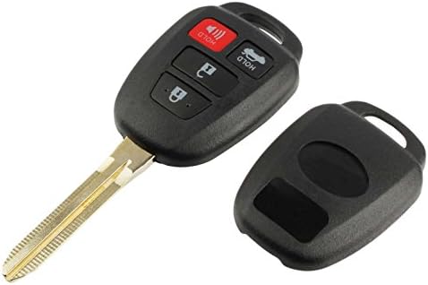 Kulcstartó Kulcs nélküli Bejegyzés Vágatlan Távoli Shell Esetében & Pad illik Toyota 2012-2014 Camry HYQ12BDM
