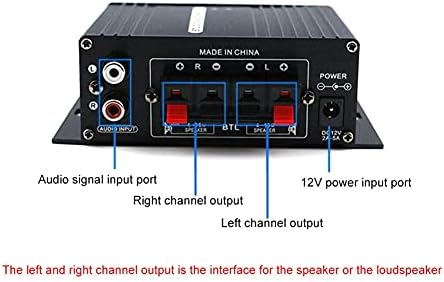 SBSNH 12V Mini Audio Erősítő Digitális Audio Receiver AMP Dual Channel 20W+20W magashangszín hangerőszabályzó Autó Otthoni Használatra
