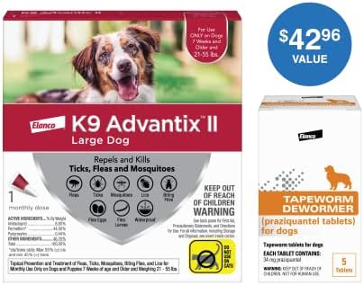 K9 Advantix Lg Kutya, 1 Csomag + Galandféreg Féregtelenítő Kutya