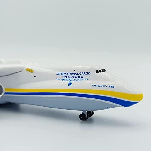 Antonov An-225 An-124 Mriya Műanyag Repülőgép Modell 1/400 Show Felnőtt Gyűjthető Játék Fiú Nagy ukrán szállító Repülőgép ABS Műanyag Repülő