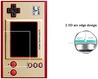 Zshion képernyővédő fólia Kompatibilis a Nintendo Game & Watch,9H Keménységű Edzett Üveg Védő fólia karcálló Anti-Ujjlenyomat