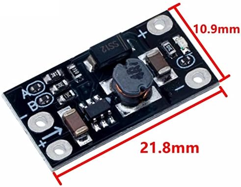 NHOSS Multi-Funkciós Mini Boost Modul Lépés Testület 5V/8V/9V/12V 1.5 A LED Kijelző DIY Elektronikus Feszültség Modul 1db