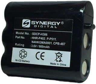 Szinergia Digitális Vezeték nélküli Telefon Akkumulátorok, Működik Panasonic KX-TG2215PW Vezeték nélküli Telefon, (Ni-CD, 3,6 V,