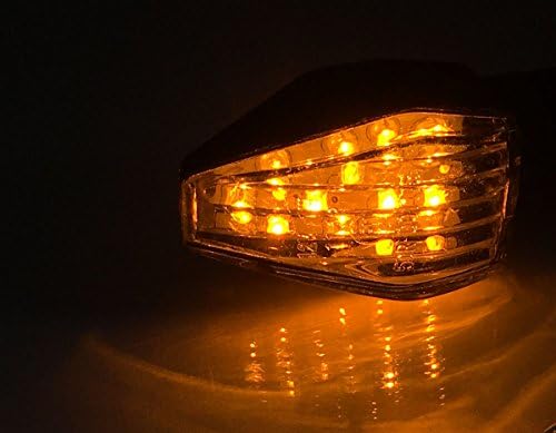 MotorToGo Szén-LED-es Motorkerékpár-indexet Szemellenző Mutatók Szemellenző indexet, Lámpák Kompatibilis a 2015-ös BMW S1000RR