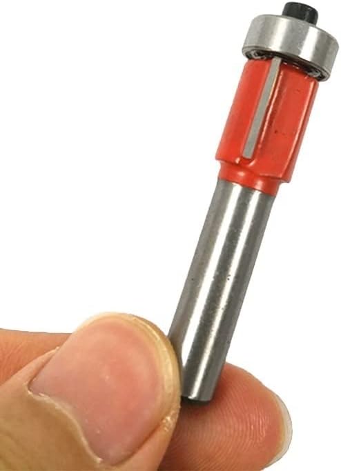 JrenBox Router bit 1 X 8 mm-es Szár 8x1/2 Kis Vágás Késsel Ellátott Vágás Router Kicsit Szerszám, Faipari Kicsit (Méret : 8x12.7x12.7mm)