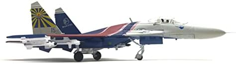 MERIGLARE 1:100 Léptékű orosz Repülőgép Modell SU-27 Reális Fröccsöntött Díszek Kijelző Műtárgy Harcos Modell Hálószoba, Iroda Polc