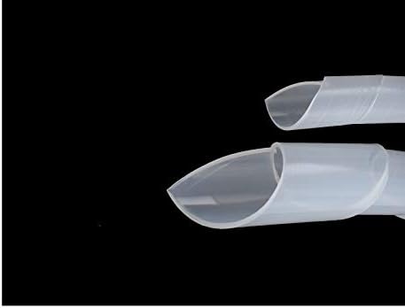 Aexit 2db 12 mm+20 mm-es Cső, Szerelvény, Rugalmas Fehér Spirál Wrap védőtasak Microbore Cső Csatlakozó Cső 13Ft