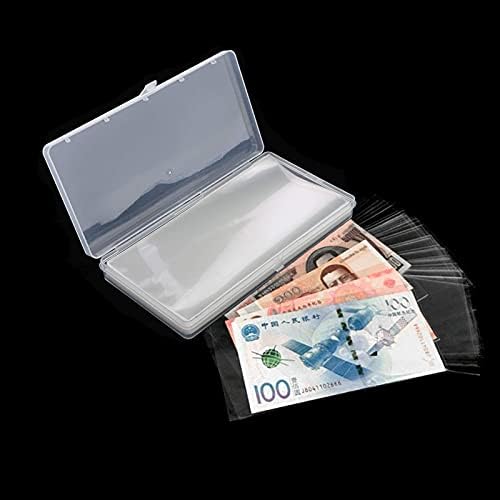 100-as Papír Pénz Album Bankjegyek Valuta Gyűjtemény Ujjú Védő Táska Tároló Doboz Kangkang