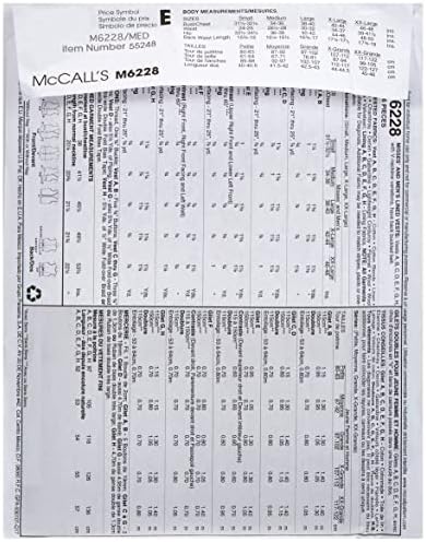 McCall Minták M6228 Hiányzik'/Férfi Bélelt Mellény, Méret MED