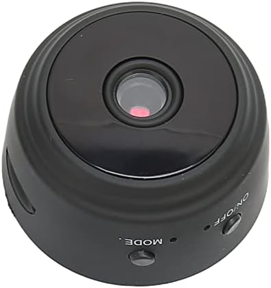 Mini WiFi Kamera, 1080P Mini Kamera Újratölthető 360° - os Elforgatás 1080P AVI Videó Műanyag Otthoni Irodai Használatra
