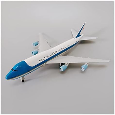 Repülőgép Modellek 20cm Ötvözet Fém Alkalmas az Air Force One B747 Légiközlekedési Boeing 747-Es Die Cast Repülőgép Modell Kerekek Grafikus