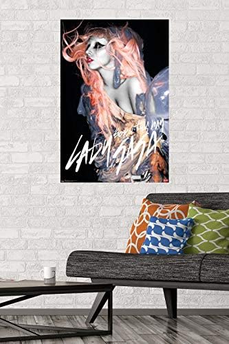 Tendenciák a Nemzetközi Lady Gaga - Narancs Hajad Fali Poszter, 22.375 x 34, Prémium keret nélküli Változat