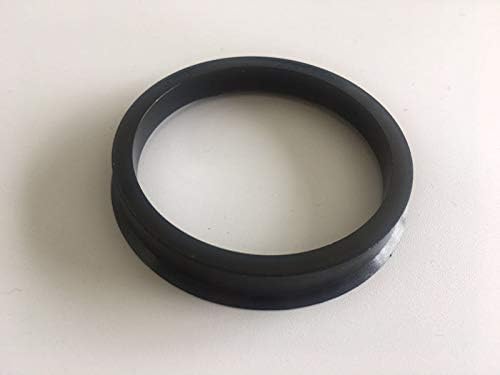 NB-AERO (Pack 4) Polycarbon Hub Központú Gyűrűk 73.1 mm OD, hogy 66.6 mm ID | Hubcentric Középső Gyűrű Illik 66.6 mm Jármű Hub 73.1 MM
