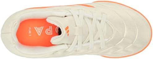 adidas Copa Tiszta.3 Gyep Futball Cipő, törtfehér/Csapat Napenergia-Narancs/Fehér, 5.5 MINKET Unisex Nagy Gyerek